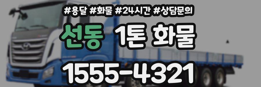 선동 1톤 화물