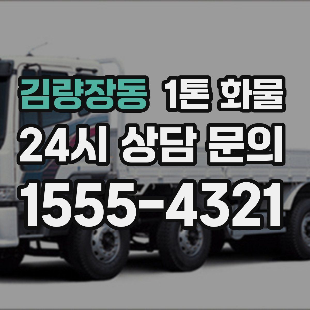 김량장동 1톤 화물