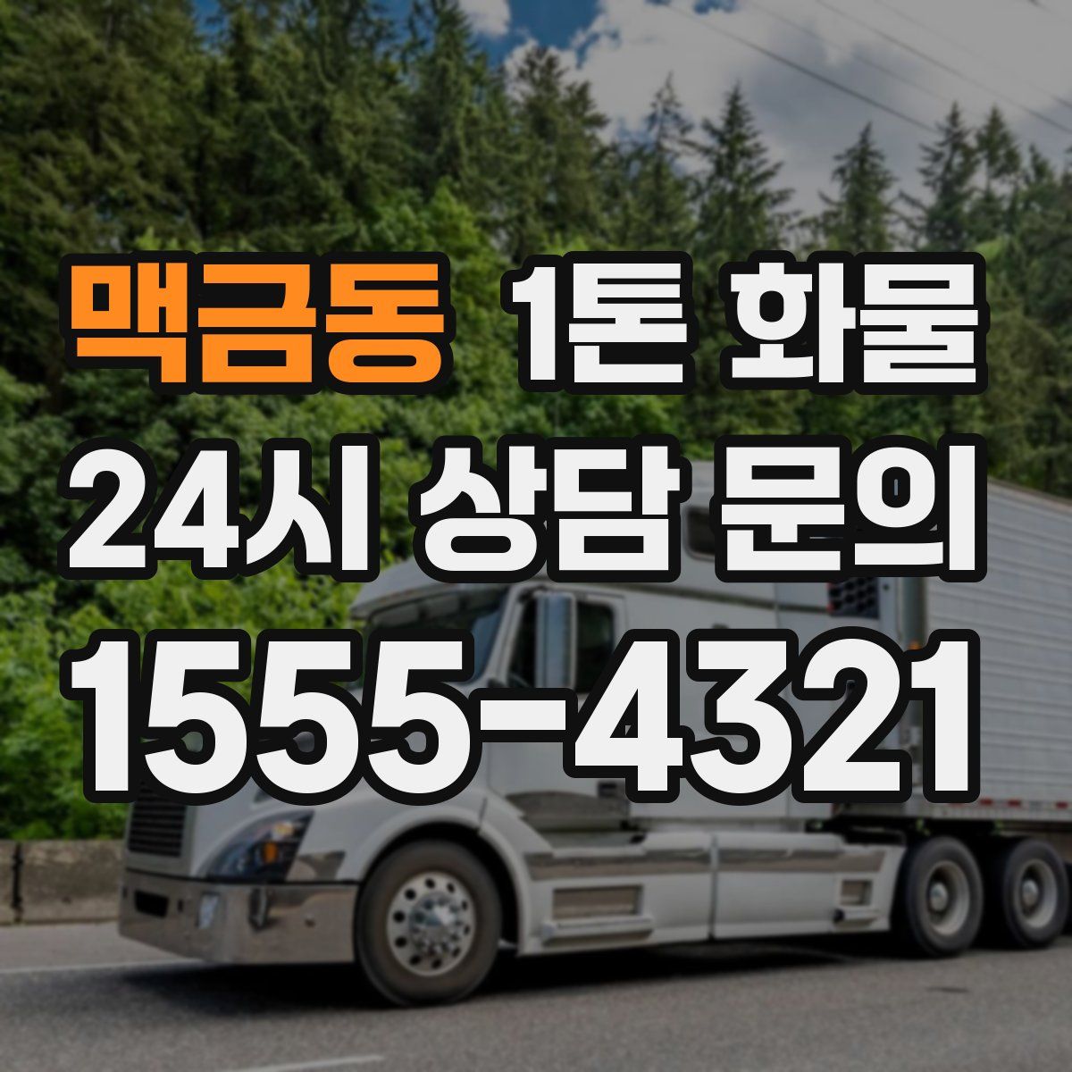 맥금동 1톤 화물