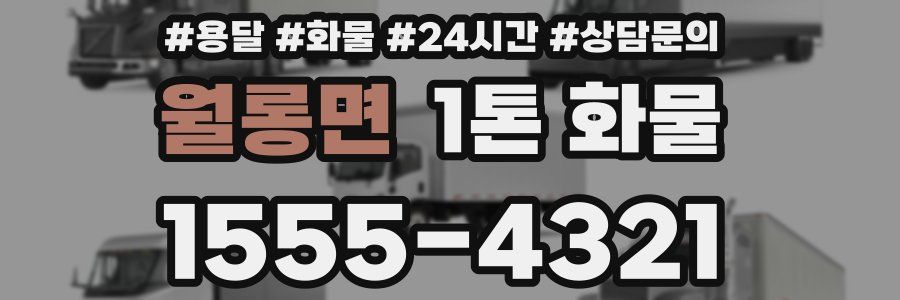 월롱면 1톤 화물