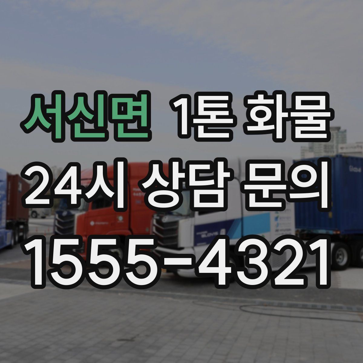 서신면 1톤 화물