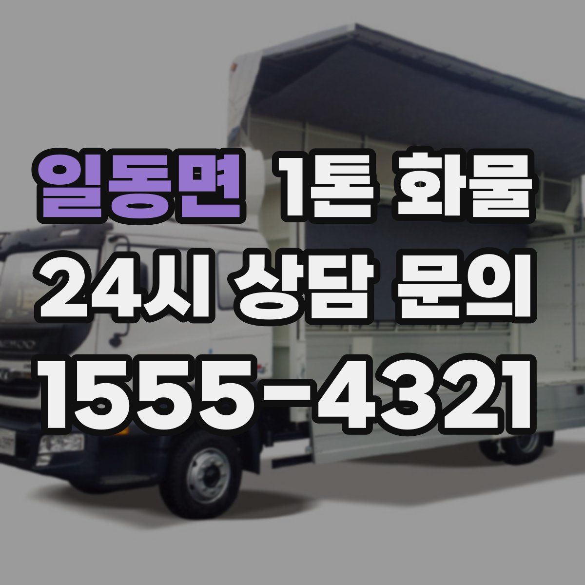 일동면 1톤 화물