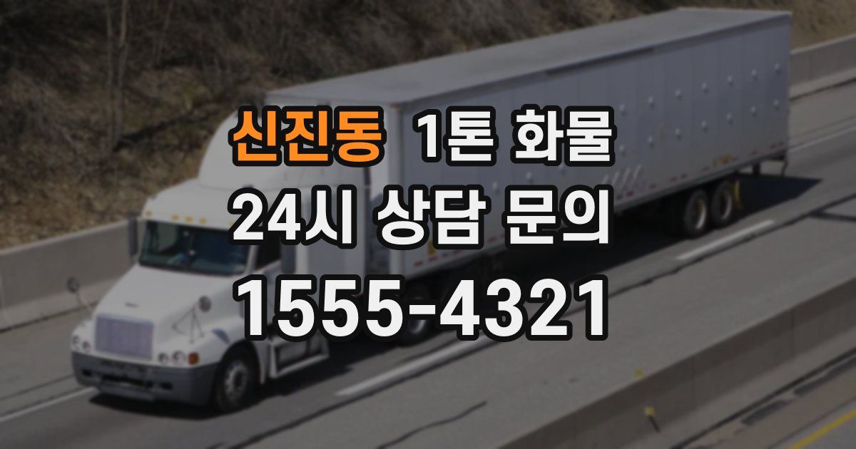 신진동 1톤 화물