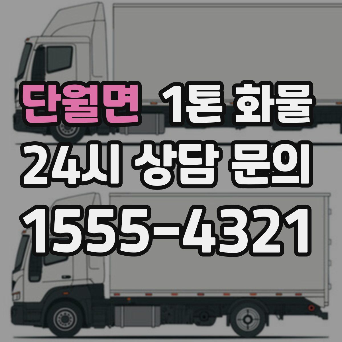 단월면 1톤 화물