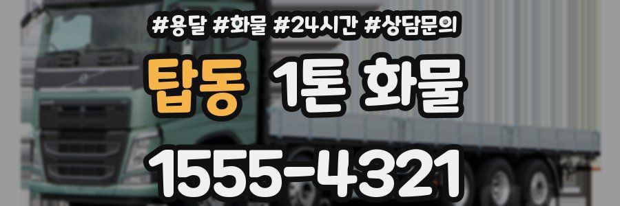 탑동 1톤 화물