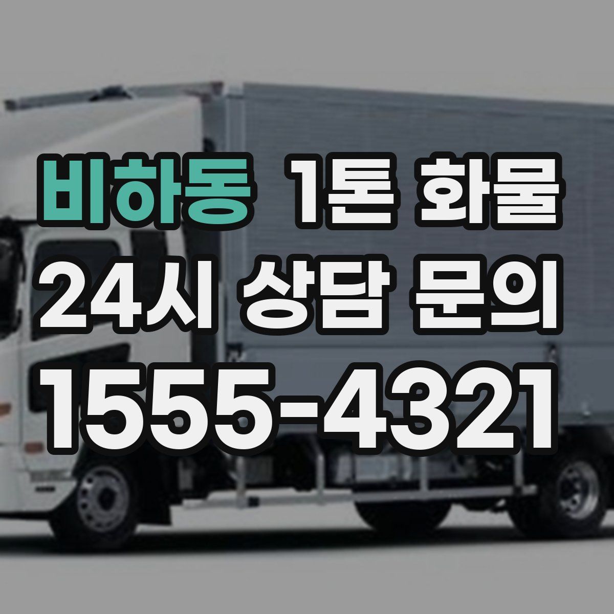 비하동 1톤 화물