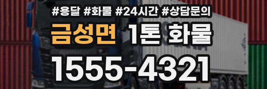 금성면 1톤 화물