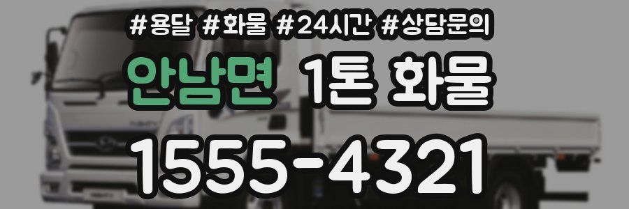 안남면 1톤 화물