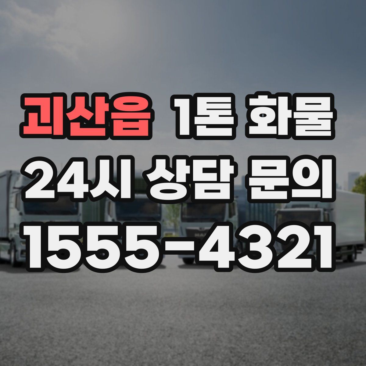괴산읍 1톤 화물