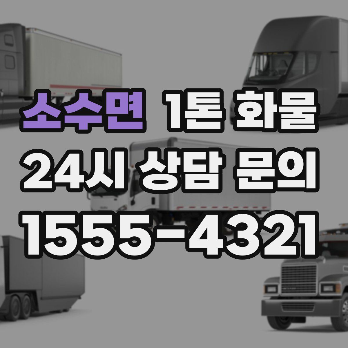 소수면 1톤 화물
