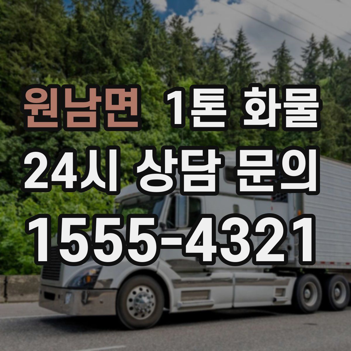 원남면 1톤 화물