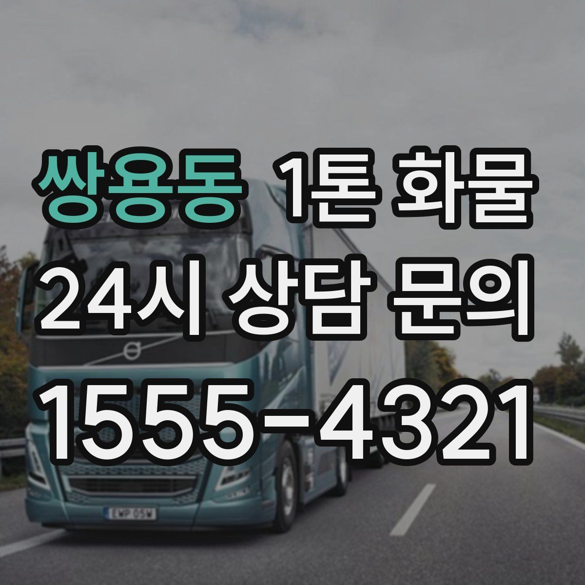 쌍용동 1톤 화물