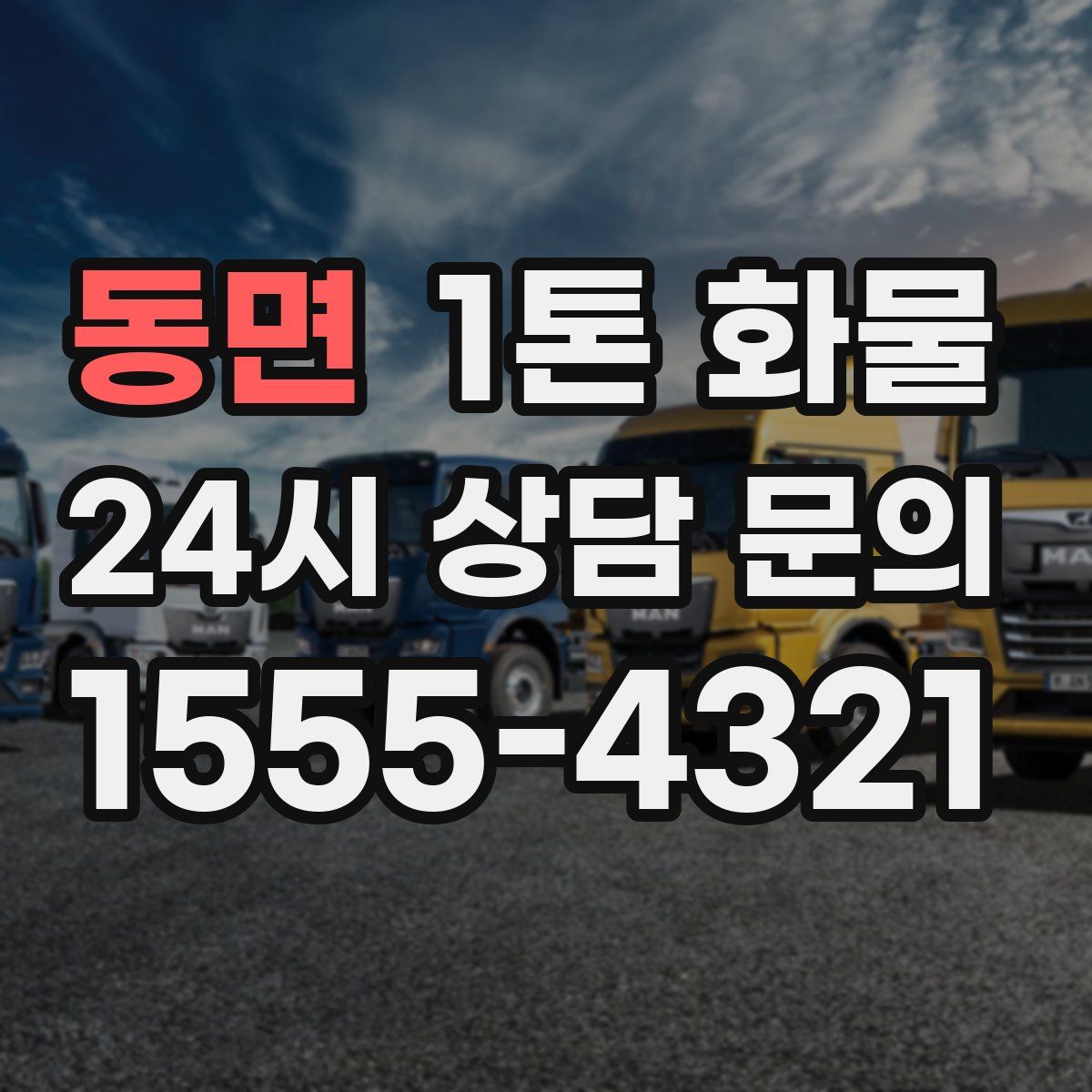 동면 1톤 화물