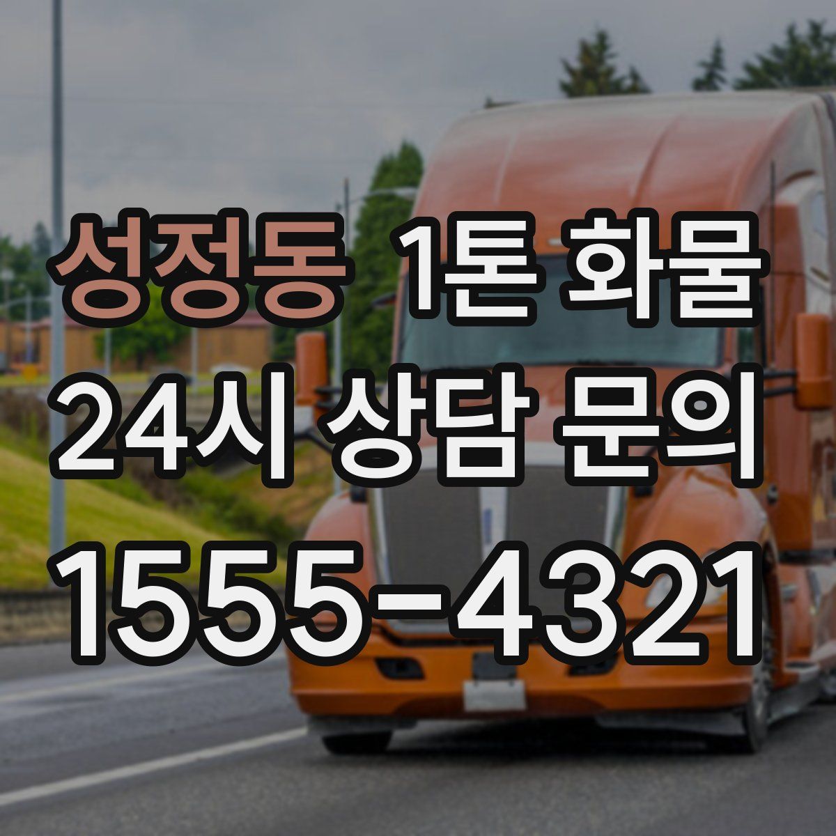 성정동 1톤 화물