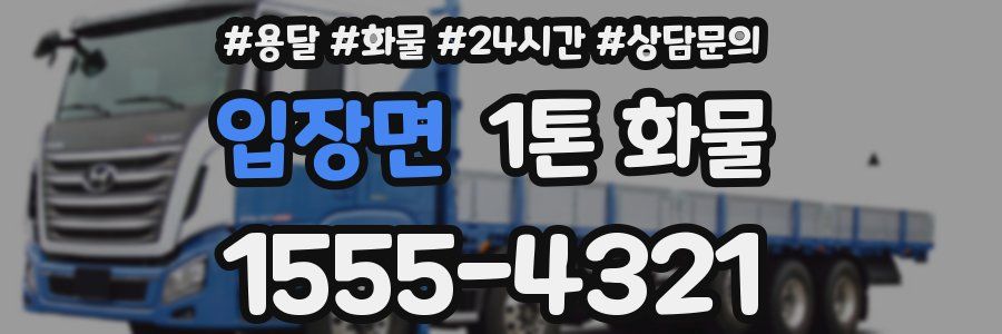 입장면 1톤 화물