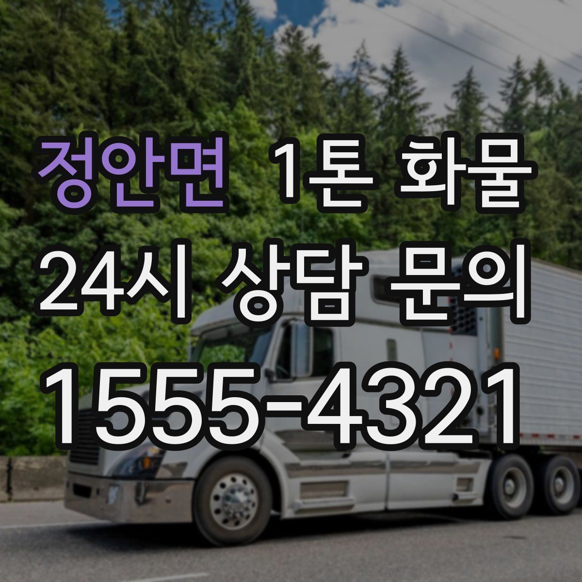 정안면 1톤 화물