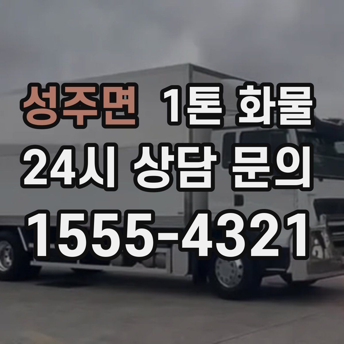 성주면 1톤 화물