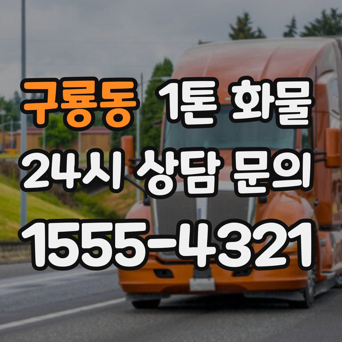 구룡동 1톤 화물