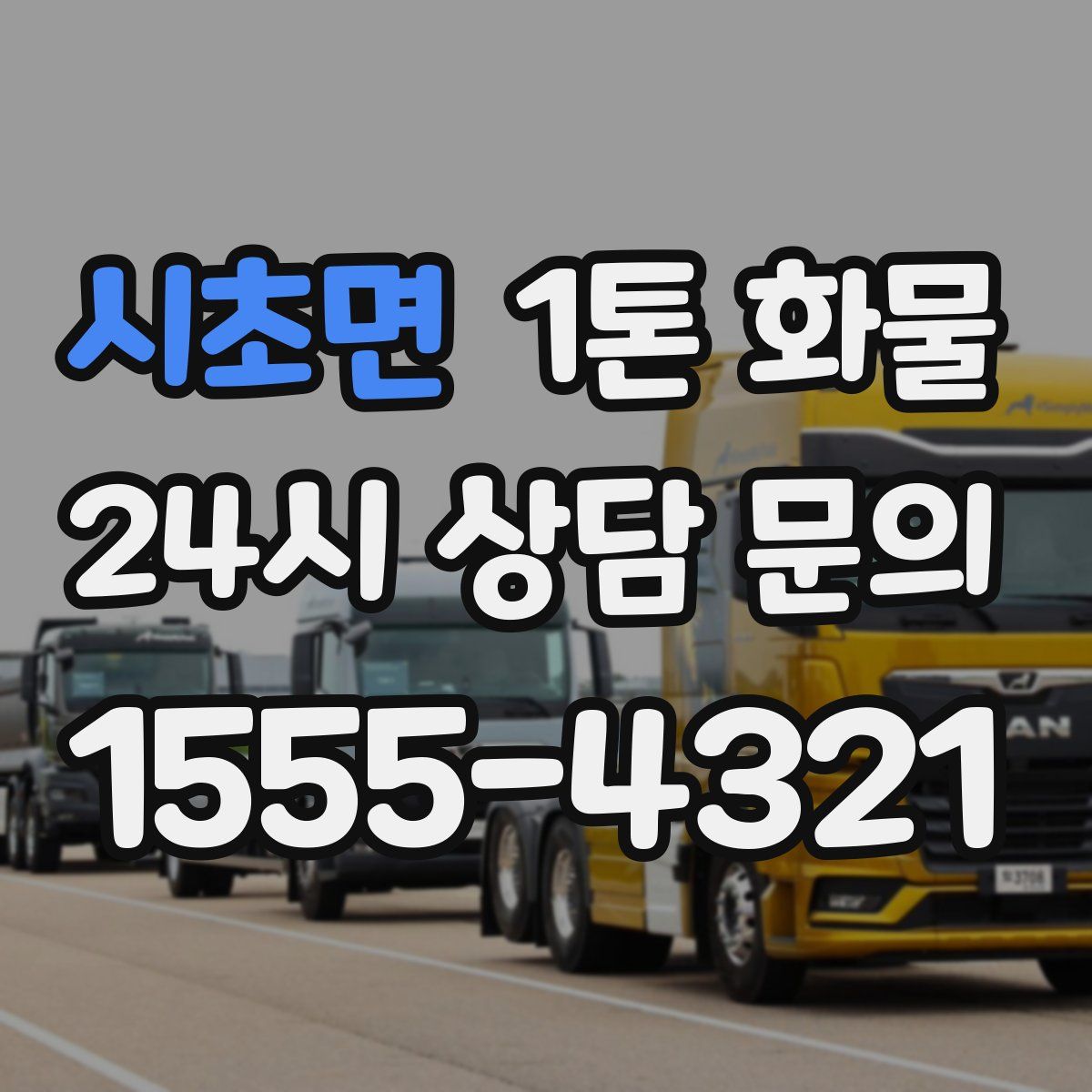 시초면 1톤 화물