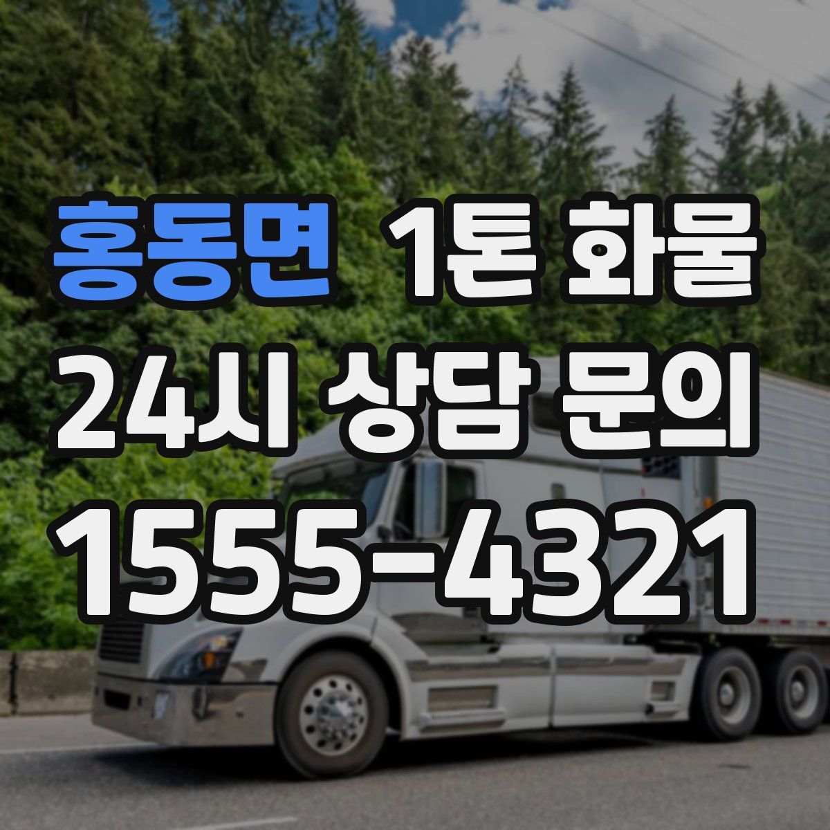 홍동면 1톤 화물
