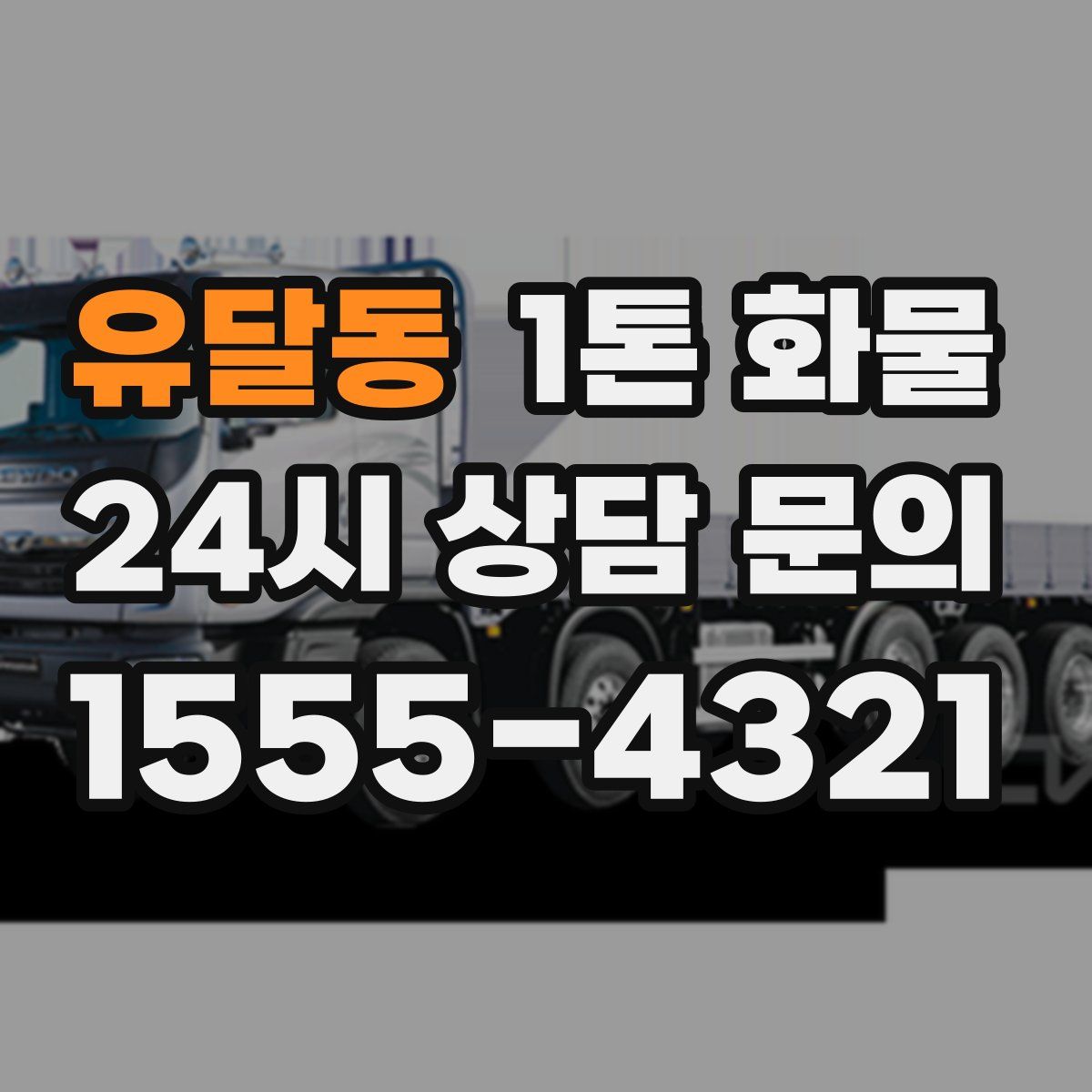 유달동 1톤 화물