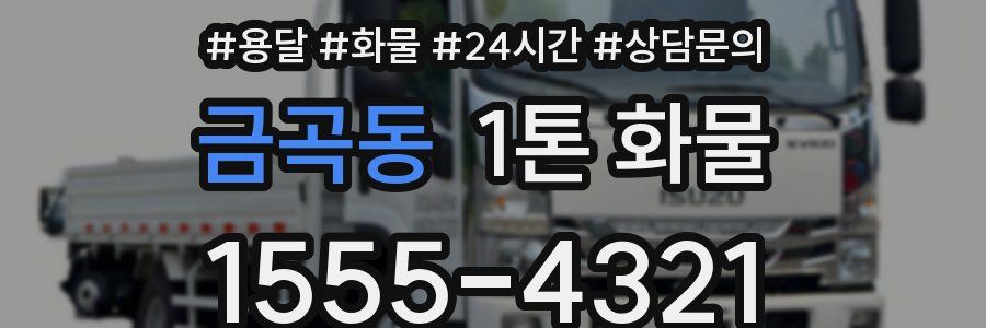 금곡동 1톤 화물