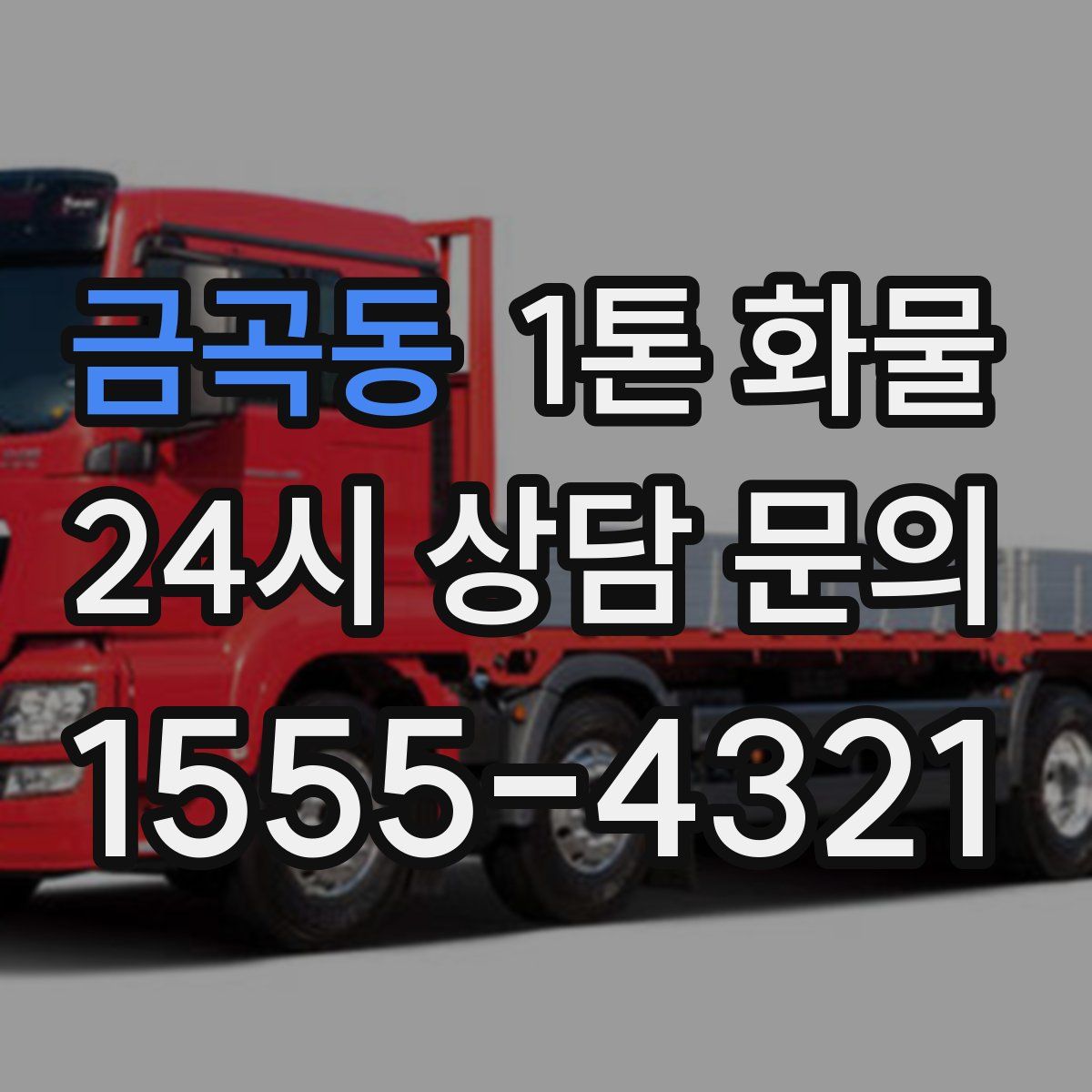 금곡동 1톤 화물