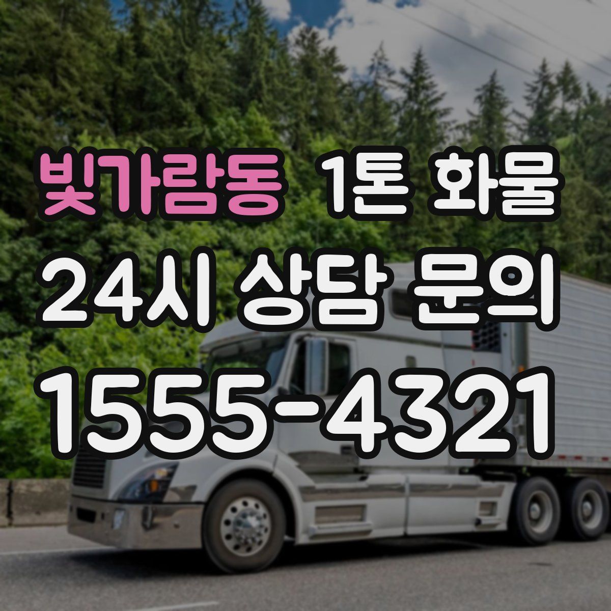 빛가람동 1톤 화물