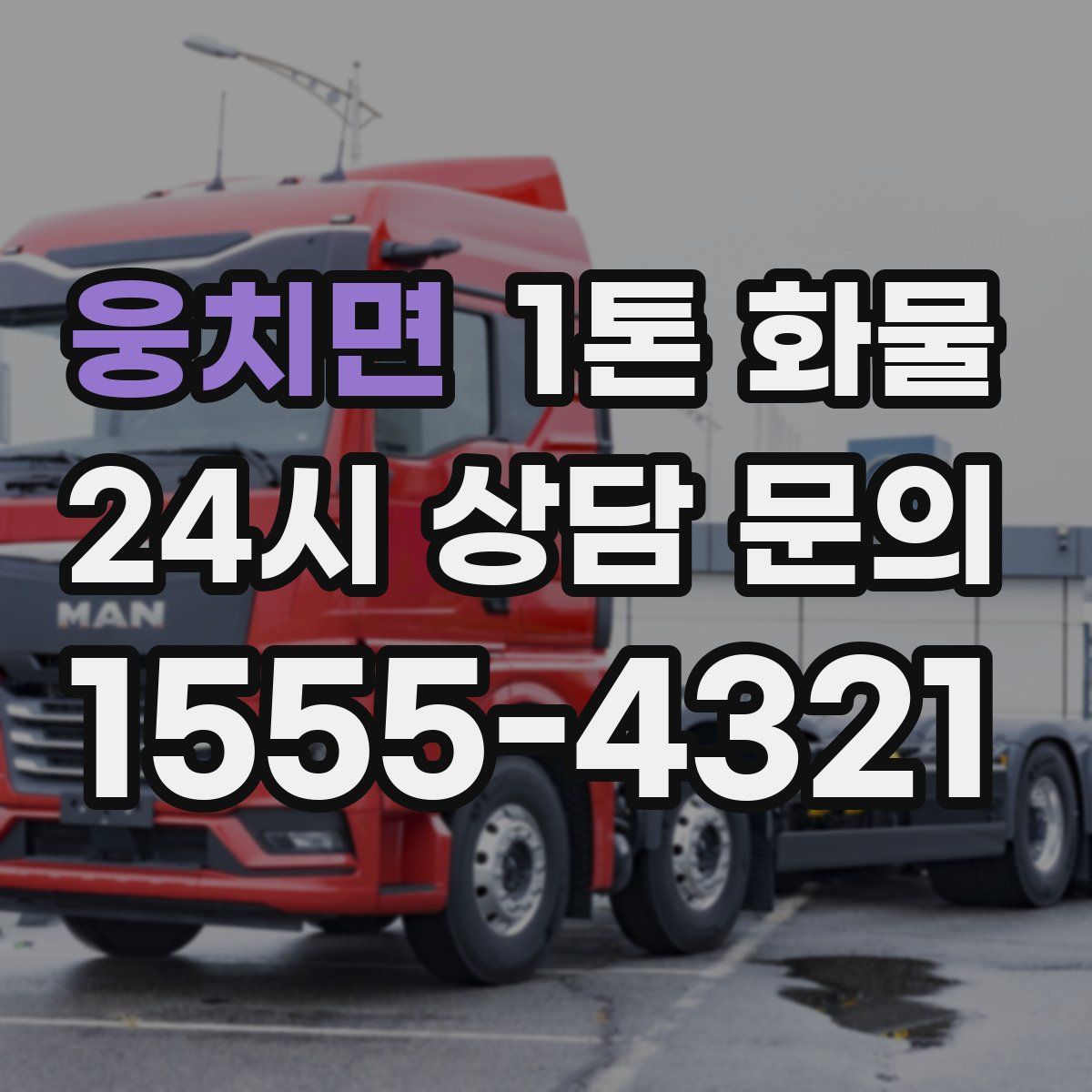 웅치면 1톤 화물
