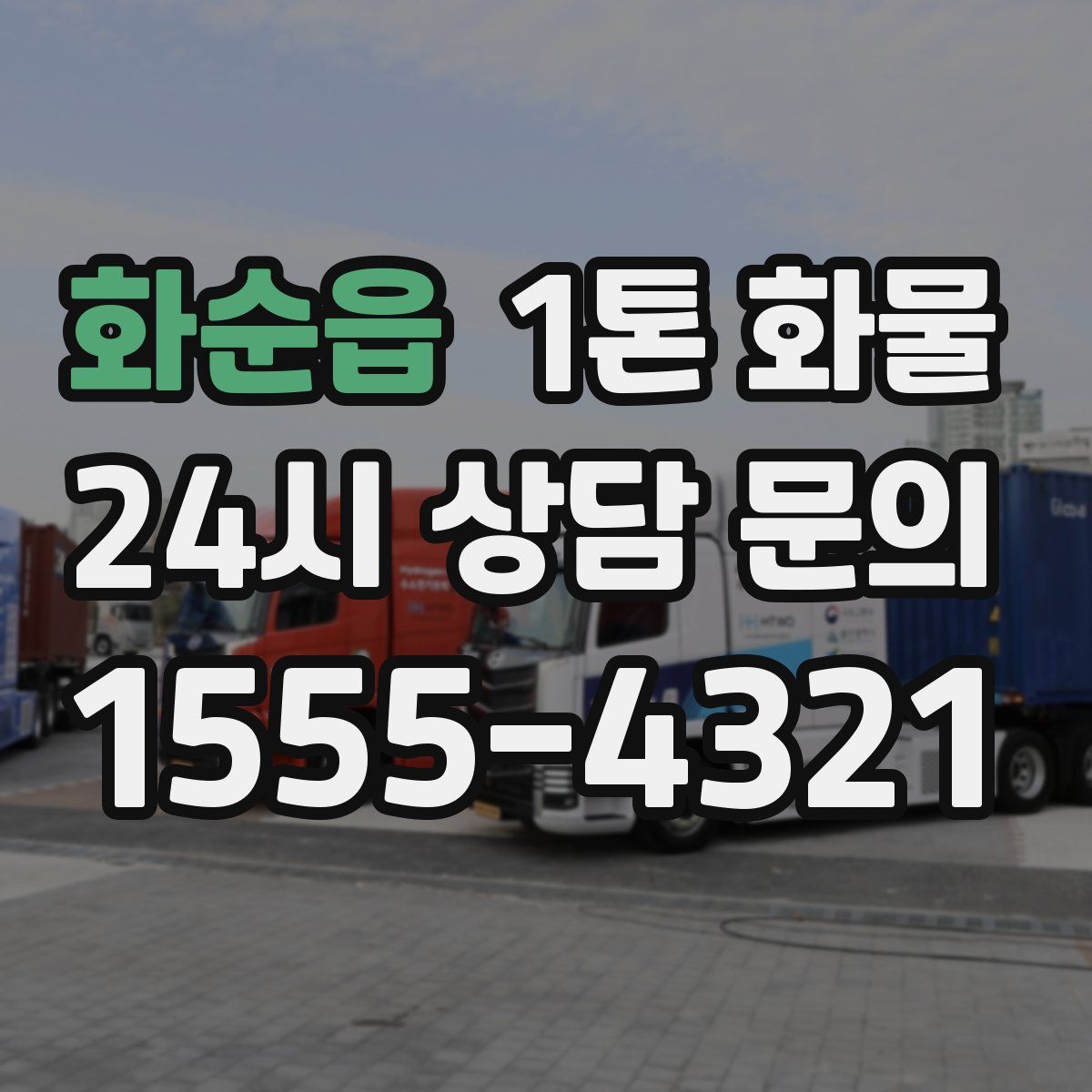 화순읍 1톤 화물