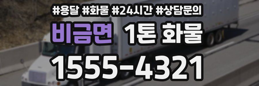 비금면 1톤 화물