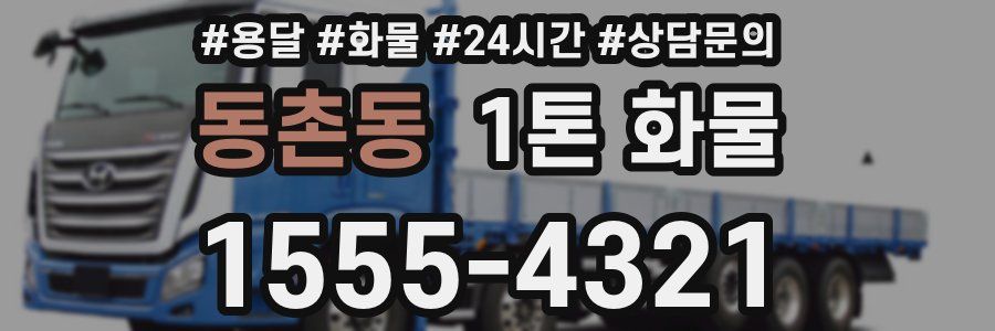 동촌동 1톤 화물