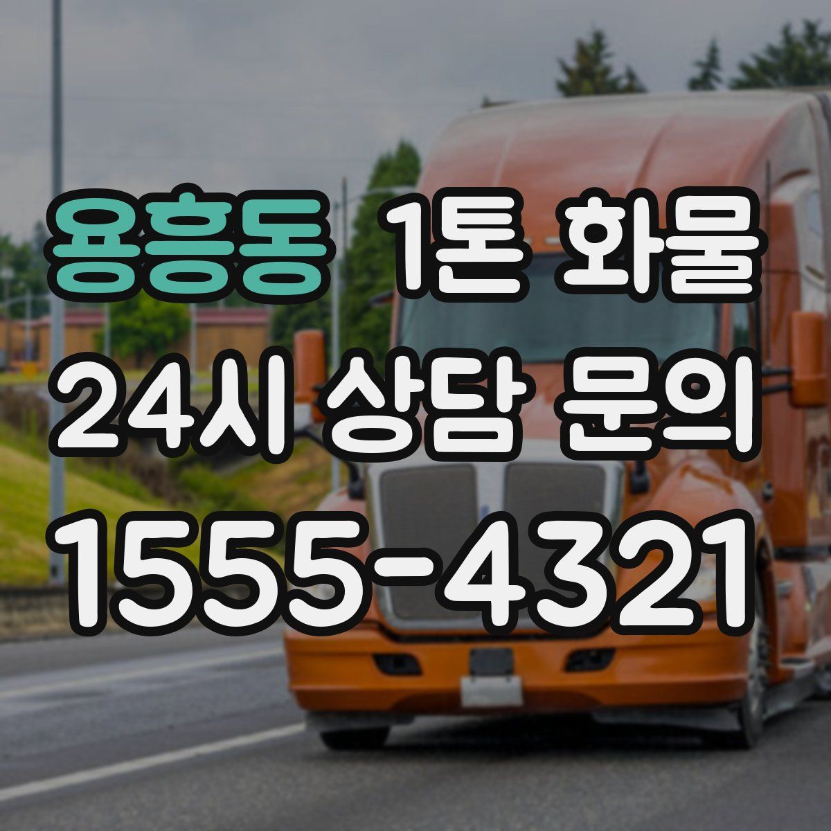 용흥동 1톤 화물