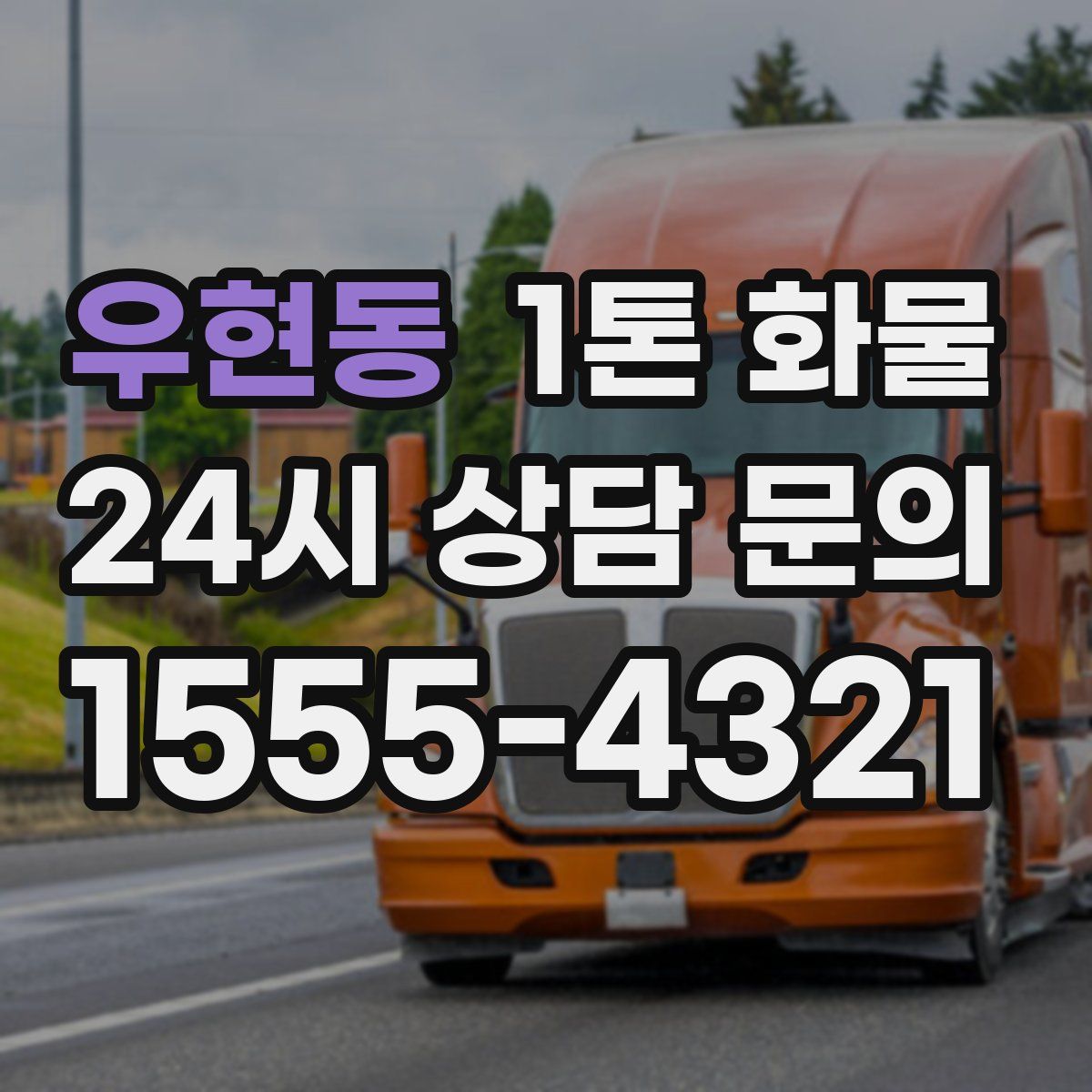 우현동 1톤 화물