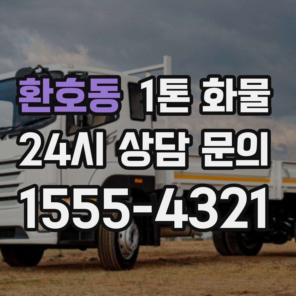환호동 1톤 화물