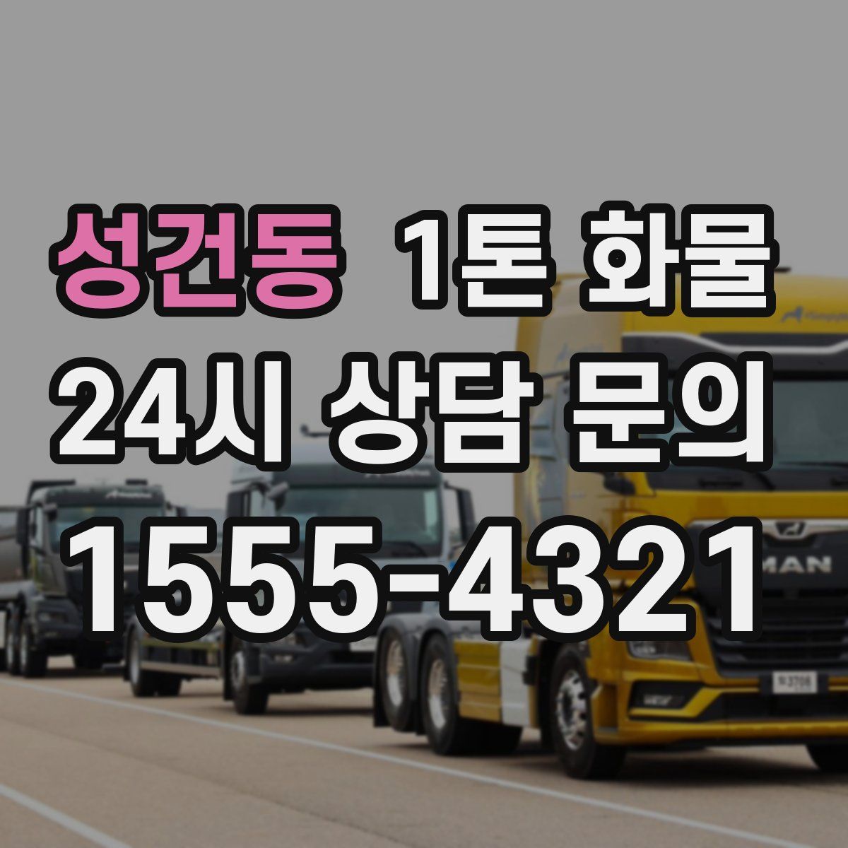 성건동 1톤 화물