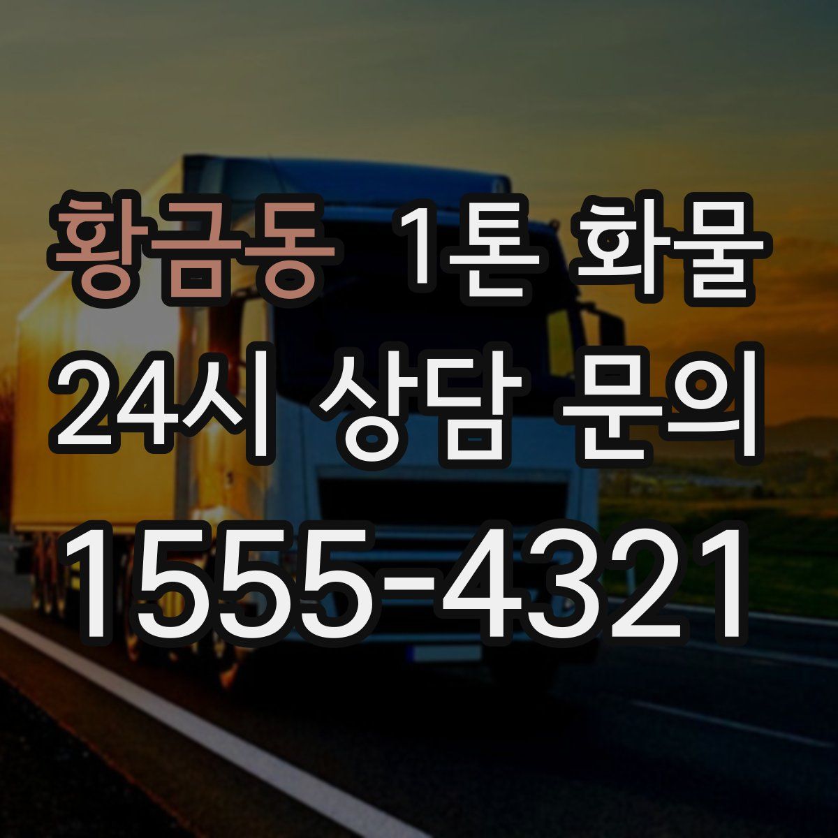 황금동 1톤 화물
