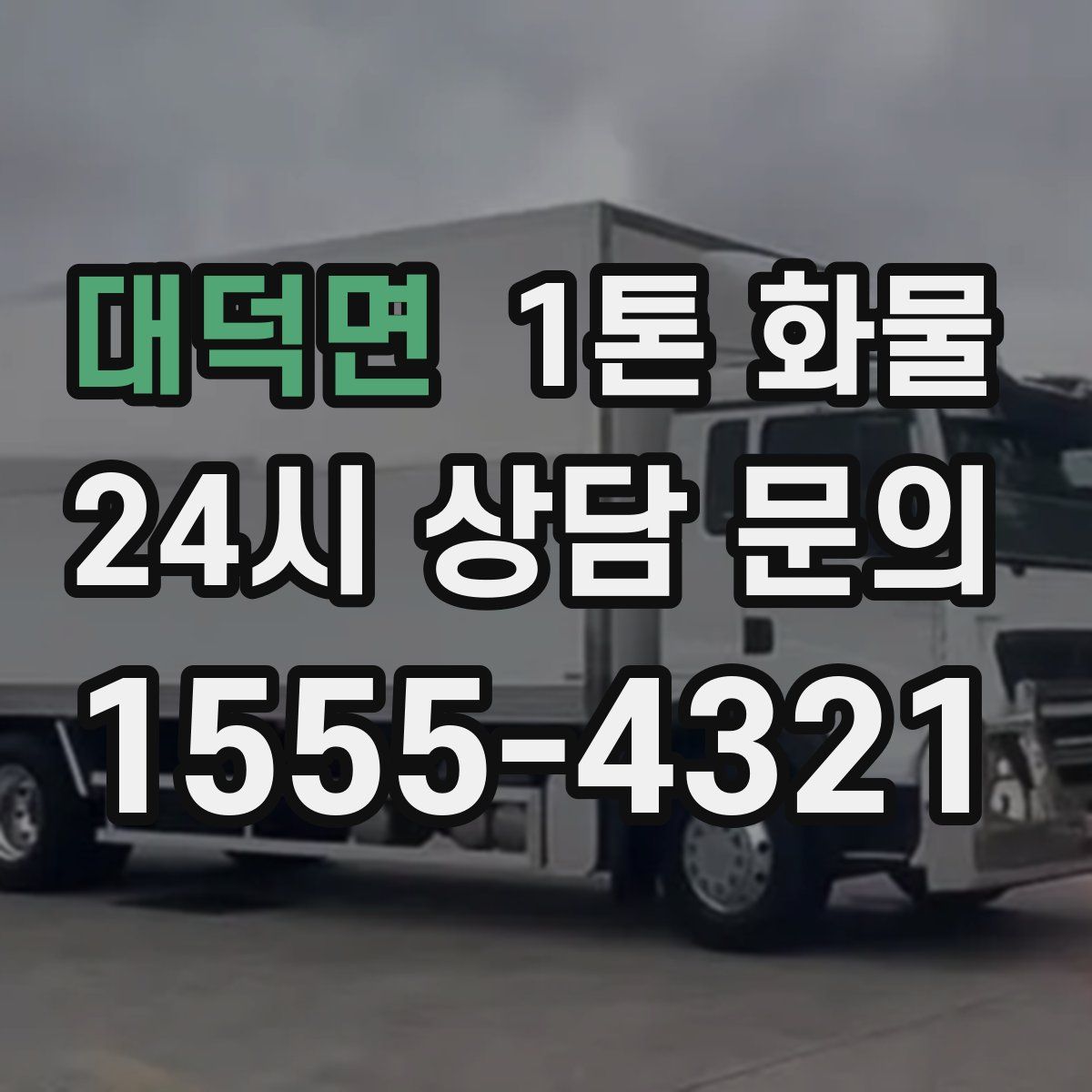 대덕면 1톤 화물