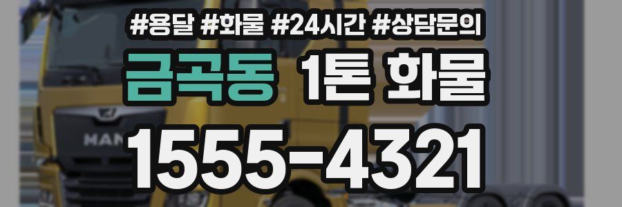 금곡동 1톤 화물