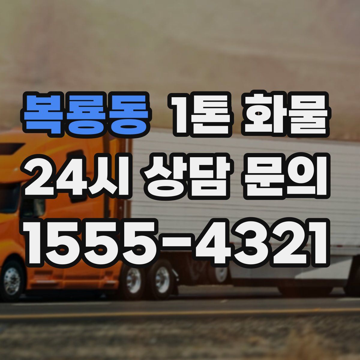 복룡동 1톤 화물
