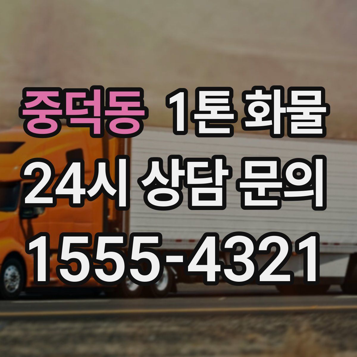 중덕동 1톤 화물