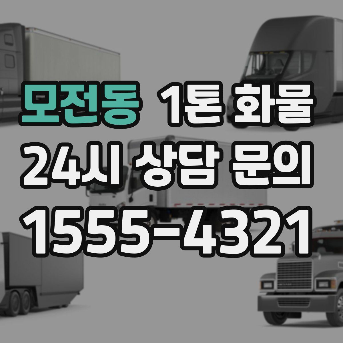 모전동 1톤 화물
