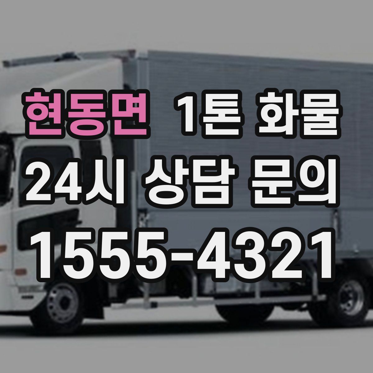 현동면 1톤 화물