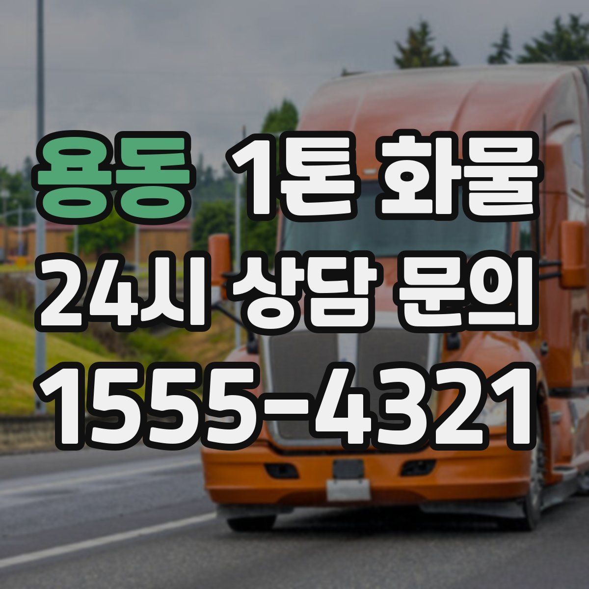 용동 1톤 화물