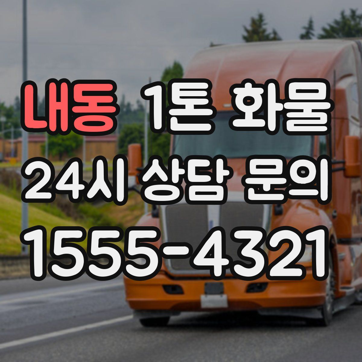 내동 1톤 화물