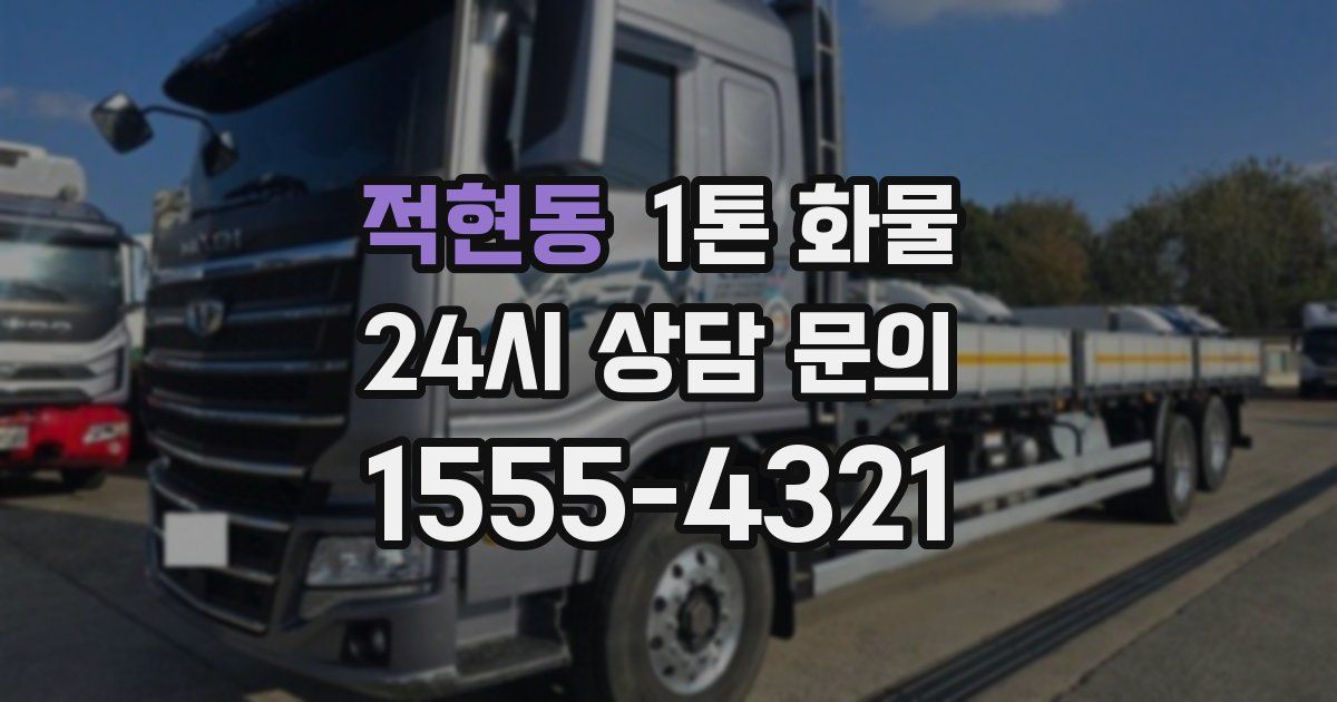 적현동 1톤 화물