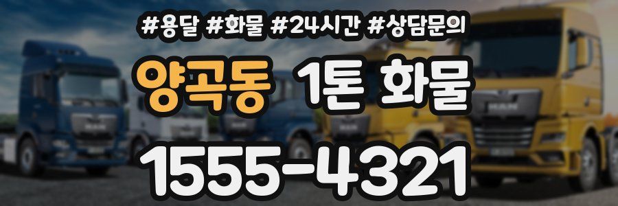 양곡동 1톤 화물