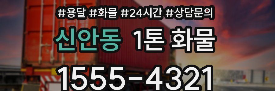 신안동 1톤 화물