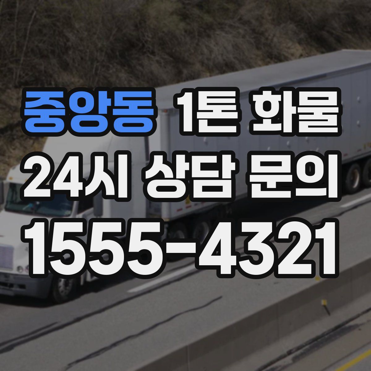 중앙동 1톤 화물