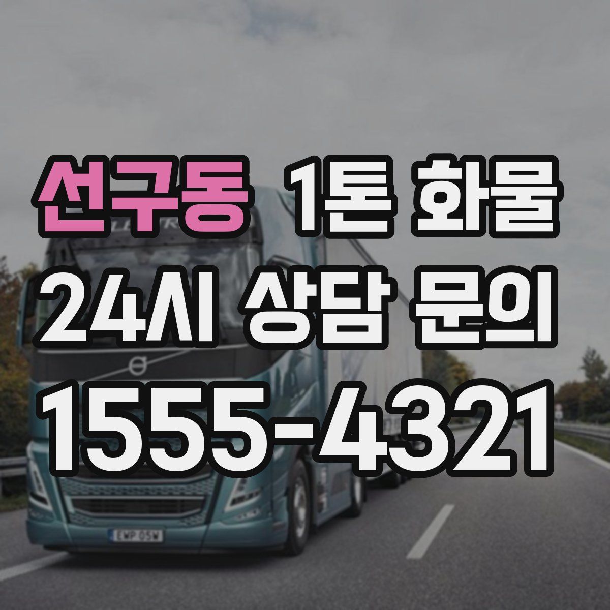 선구동 1톤 화물